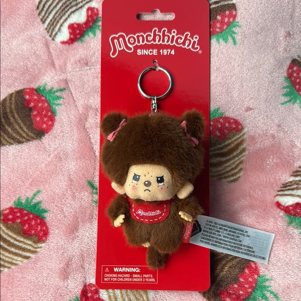 Monchhichi Keychain- Mad Girl